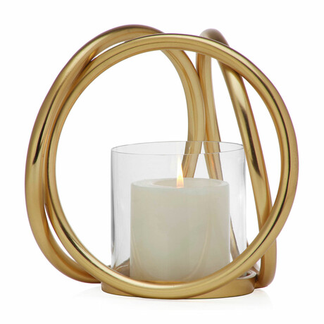 Trinity Candle Holder // Gold (Small)
