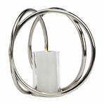 Trinity Candle Holder // Silver (Small)