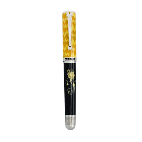 Montegrappa // Monopoly Players Tycoon Fountain Pen // Fine Nib // Black