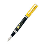 Montegrappa // Monopoly Players Tycoon Fountain Pen // Fine Nib // Black