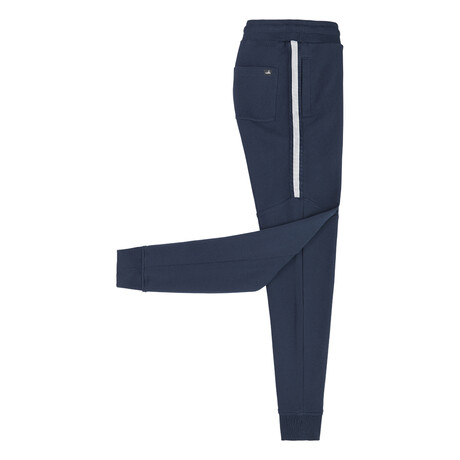 LOGAN Band Cuffed Sweatpants // Navy Blue (S)