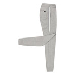 LOGAN Band Cuffed Sweatpants // Light Gray Melange (XL)