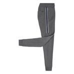 LOGAN Band Cuffed Sweatpants // Mid Gray Melange (L)