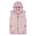 CHEN Commuter Vest // Pink + Silver (M)