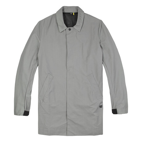 MAXWELL Travel Coat // Light Gray Melange (S)