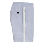 TROY Band Sweatshorts // Light Blue Melange (2XL)