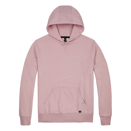 VANCE Band Hooded Sweatshirt // Pink + Silver (S)