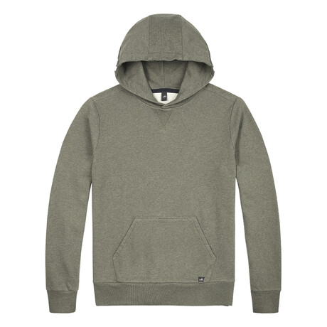 VANCE Band Hooded Sweatshirt // Army Green Melange (S)