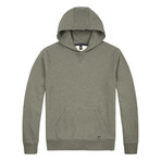 VANCE Band Hooded Sweatshirt // Army Green Melange (L)