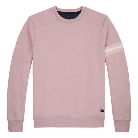 MOORE Band Crewneck Sweater // Pink + Silver (S)