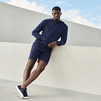 REED Toweling Hoodie // Navy Blue (L)