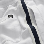 TROY Band Sweatshorts // Pure White (M)