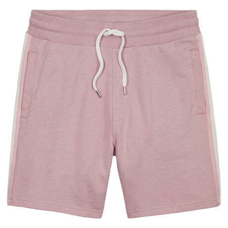 TROY Band Sweatshorts // Pink + Silver (S)