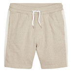 TROY Band Sweatshorts // Sand Melange (M)