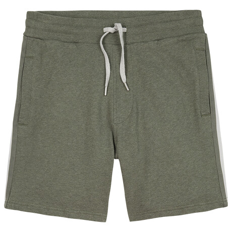 TROY Band Sweatshorts // Army Green Melange (S)