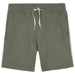 TROY Band Sweatshorts // Army Green Melange (L)
