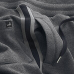 LOGAN Band Cuffed Sweatpants // Mid Gray Melange (L)