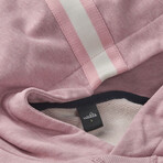 VANCE Band Hooded Sweatshirt // Pink + Silver (M)
