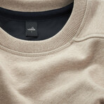 MOORE Band Crewneck Sweater // Sand Melange (S)