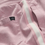 TROY Band Sweatshorts // Pink + Silver (L)