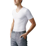 AirWeight Performance Undershirt // High-V 3 Pack // Bright White (XS)