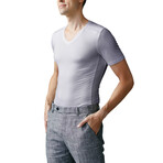 AirWeight Performance Undershirt // High-V 3 Pack // Stealth Gray (S)