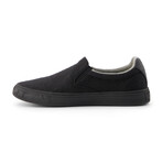 Nimbo Wool Slip-On // Black + Black Sole (US Men's Size 4)