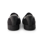 Nimbo Wool Slip-On // Black + Black Sole (US Men's Size 4)