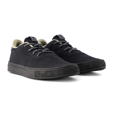 Cirro Bamboo Sneaker // Black + Black Sole (US Men's Size 4)