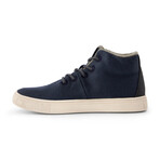 Alto Wool Hi-top Sneaker // Sky Captain + Natural Sole (US Men's Size 4)
