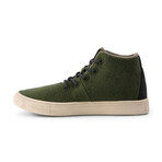 Alto Wool Hi-top Sneaker // Forest Night + Natural Sole (US Men's Size 4)