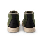 Alto Wool Hi-top Sneaker // Forest Night + Natural Sole (US Men's Size 4)