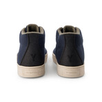 Alto Wool Hi-top Sneaker // Sky Captain + Natural Sole (US Men's Size 4)