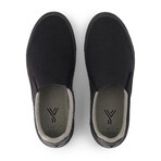 Nimbo Wool Slip-On // Black + Black Sole (US Men's Size 4)