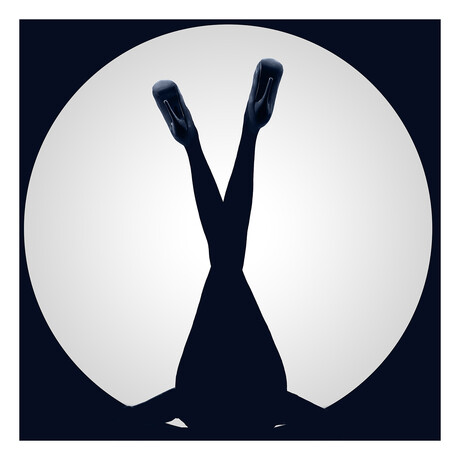 MIDNIGHT BLUE by JULIET HARTLEY (12"H x 12"W x 2"D)