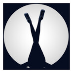 MIDNIGHT BLUE by JULIET HARTLEY (12"H x 12"W x 2"D)