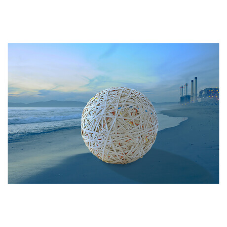 LOST RUBBER by DAVID JORDAN WILLIAMS (16" H x 24"W x 2"D)