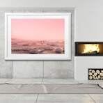 PINK ICELAND by RUBEN ALVEREZ (16" H x 24"W x 2"D)