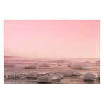 PINK ICELAND by RUBEN ALVEREZ (16" H x 24"W x 2"D)