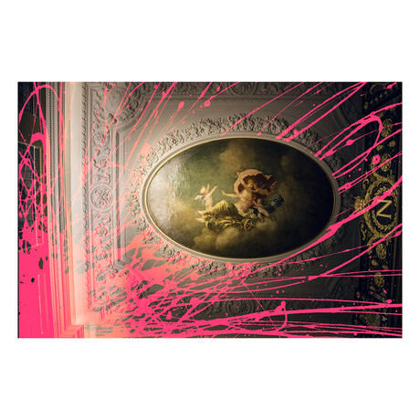 A GRAND LOVE THEME by JULIET HARTLEY (16" H x 24"W x 2"D)