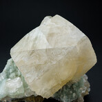 Genuine Calcite on Apophyllite