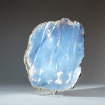 Genuine Blue Banded Quartz Agate Slice