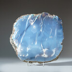 Genuine Blue Banded Quartz Agate Slice