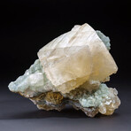 Genuine Calcite on Apophyllite