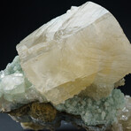 Genuine Calcite on Apophyllite