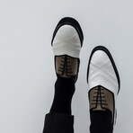 WYN Shoes // White + Brown (Euro: 45)