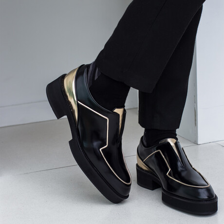 ISEP Shoes // Gold + Black (Euro: 39)