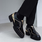 ISEP Shoes // Gold + Black (Euro: 45)