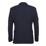 Checked Wool Suit // Dark Blue (S36X29)