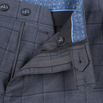 Checked Wool Suit // Charcoal (S36X29)